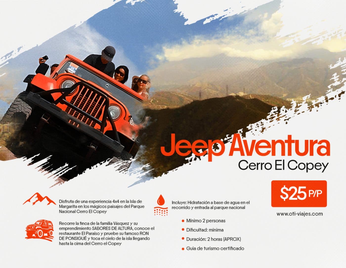 Jeep Aventura · Cerro El Copey